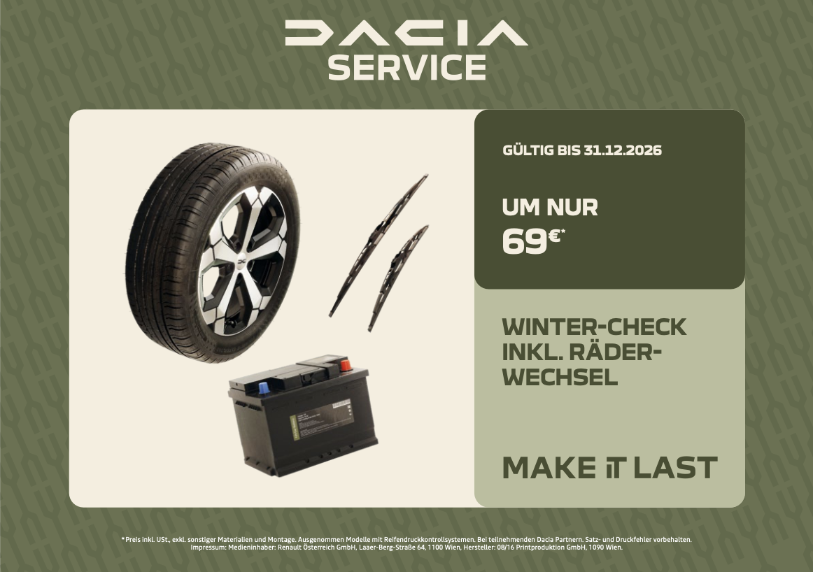 Dacia Wintercheck quer